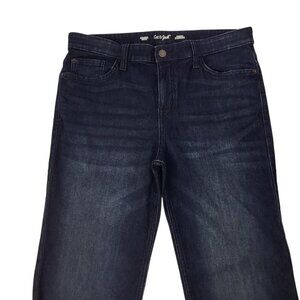 Boys 16 Husky Jeans Blue Dark Wash Stretch Straight Leg Youth Cat & Jack